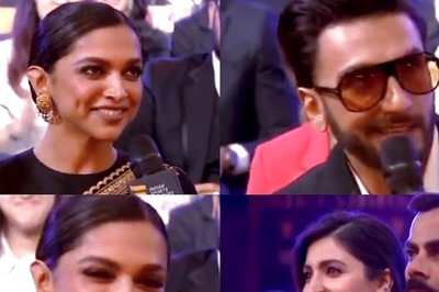 Ranveer Singh Cutely Flirts With Deepika Padukone in Front of Anushka Sharma, Virat Kohli; Watch