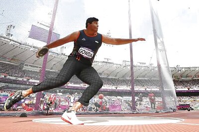 Gowda finishes a lowly 8th in discus throw