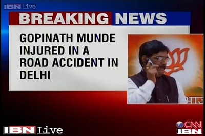 Gopinath Munde 'seriously' injured in a road accident, admitted to AIIMS