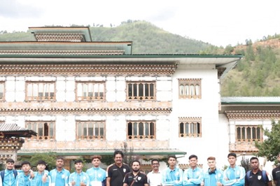 India U17 Men's Team Land in Bhutan Ahead of SAFF Championship