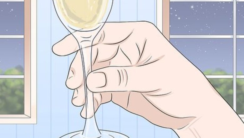 How to Hold a Champagne Glass