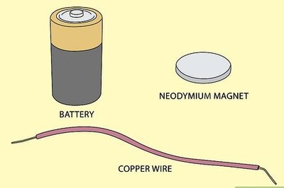 How to Build an Electric Engine With a Battery, Wire & Magnet: Step-by-Step