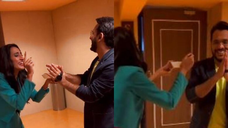 Shark Aman Gupta Runs Away From Vineeta Singh After Investing In Salad Company; Watch Funny Video
