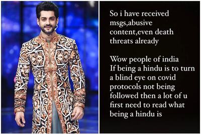Karan Wahi Threatened, Abused for Post About Naga Babas Gathering at Kumbh Mela Amid Covid Surge