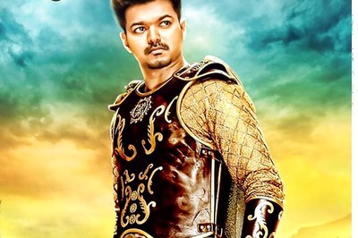 Vijay looks charming and charismatic in the official poster of 'Puli'