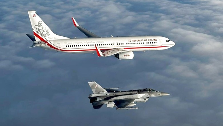 Watch: Poland National Football Team Escorted by F-16 Fighter Jets on Way to FIFA World Cup