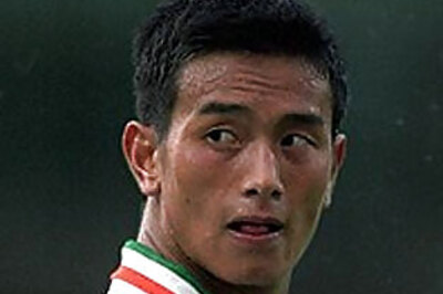 Bhutia felicitated for playing 100 matches