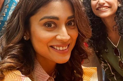 Shriya Saran Looks Stunning in Multi-coloured Ruffle Frock; Check Pics