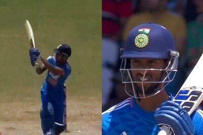 0,6,6: Tilak Varma Hits Consecutive Sixes to Score First Runs in India Jersey, Smashes 39 on T20I Debut | WATCH