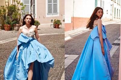 Aditi Rao Hydari Is A Vision In Blue, Exudes Grace And Elegance In A Gown At Cannes, See Photos
