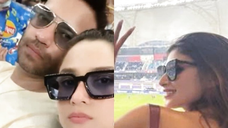 Ankita Lokhande, Mouni Roy Cheer for Team India at Dubai International Stadium, See Pics
