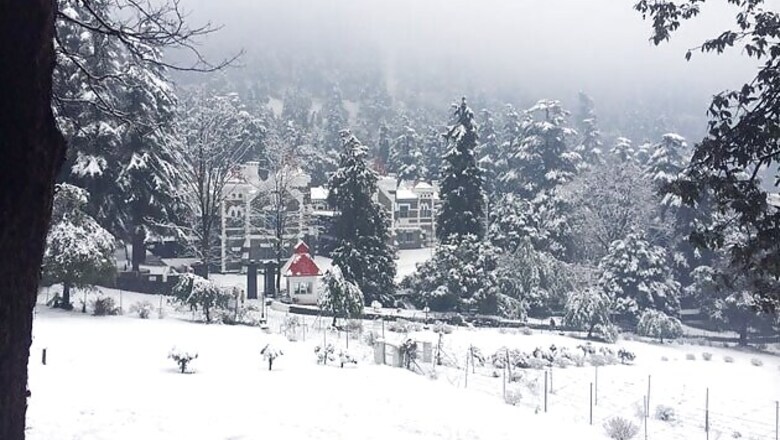 Snow fall wraps Shimla, Manali