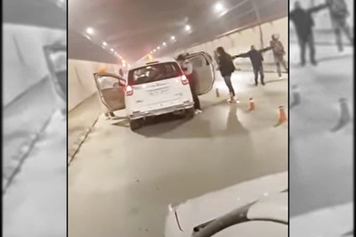 Seven from Delhi Held, Three Cars Seized for Causing Nuisance Inside the Atal Tunnel