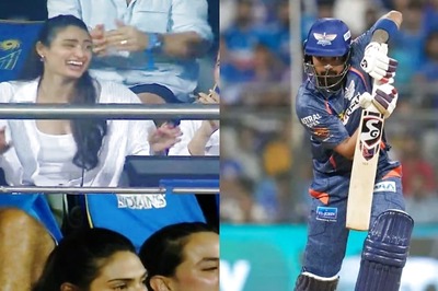 Athiya Shetty Cheers for KL Rahul from Stands After His Patch-up With LSG Owner Sanjiv Goenka | Watch