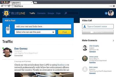 BlueLine: A new social network for the police and other law enforcers