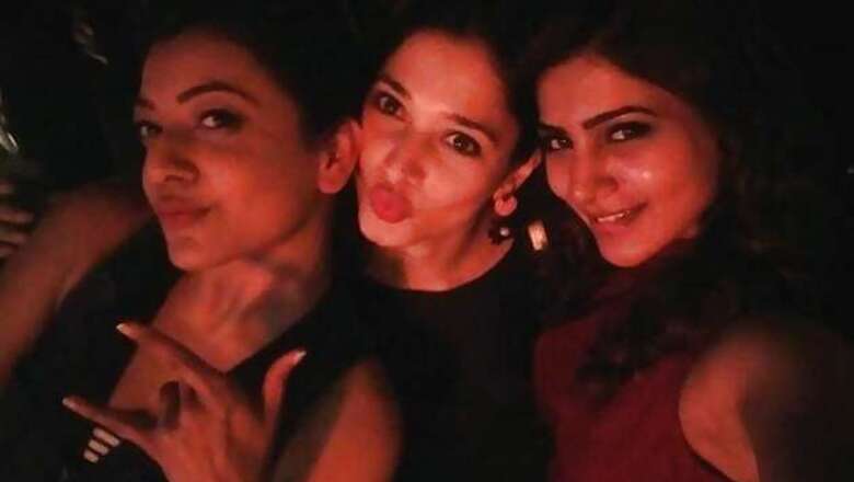 Snapshot: Samantha Ruth Prabhu, Tamannaah Bhatia, Kajal Aggarwal pose for an adorable selfie