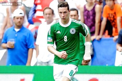 Julian Draxler out of Germany friendly with Paraguay