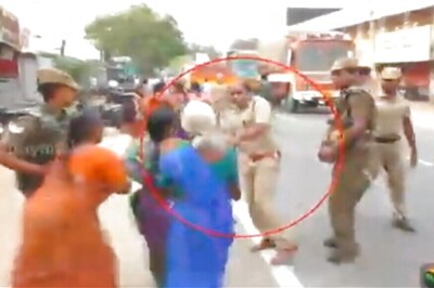 Video of Tamil Nadu Police Officer Slapping Woman Protestor Goes Viral