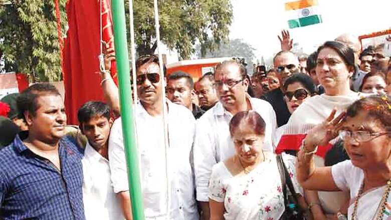 Snapshot: Ajay Devgn takes part in R-Day celebration