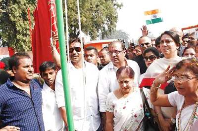 Snapshot: Ajay Devgn takes part in R-Day celebration