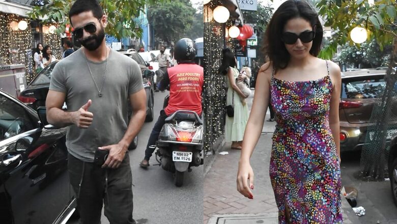 Shahid Kapoor-Mira Rajput Make A Stylish Weekend Appearance At A Mumbai Hotspot; See Photos
