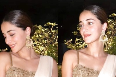 Ananya Panday Flaunts Her Chaand Baaliyan With Pretty White Saree in New Instagram Post, Take a Look