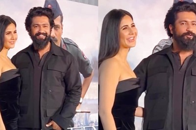 Vicky Kaushal, Katrina Kaif Twin in Black, Arrive in Style For Sam Bahadur Special Screening; Watch