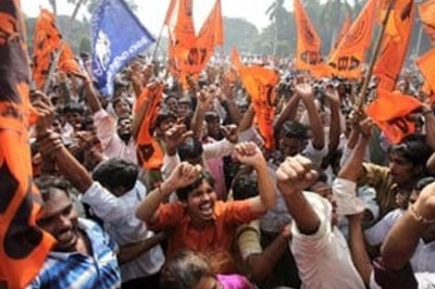 'United Andhra' protests on