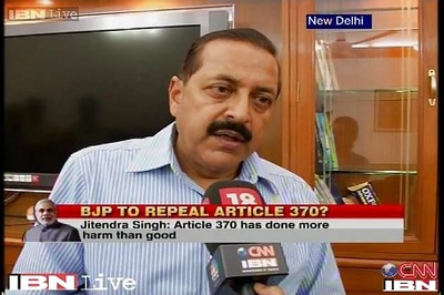 My remarks on Article 370 misquoted, says MoS Jitendra Singh