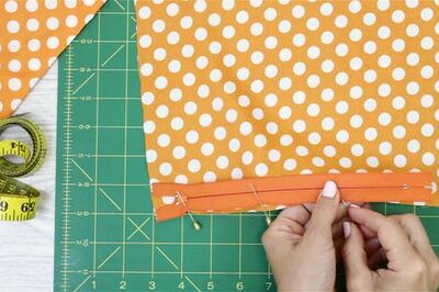 2 Simple Ways to Sew On Zippers