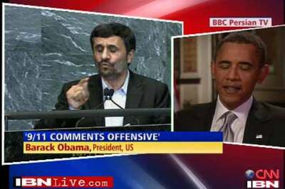 Obama slams Ahmadinejad over his 9/11 comments