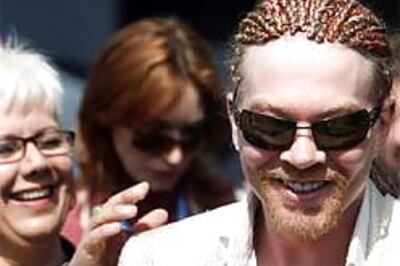 G'n'R vocalist Axl fined over brawl