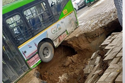 Day After Thunderstorm, Portion of South Delhi Road Caves In, Police Issue Traffic Advisory