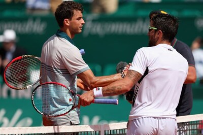 Dimitrov upsets 8th-seeded Tipsarevic in 2nd round at Monte Carlo
